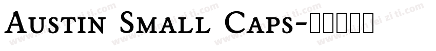 Austin Small Caps字体转换